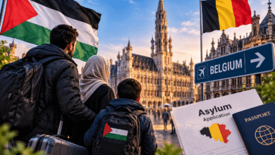 اللجوء في بلجيكا للفلسطينيين وإجراءات طلب الحماية الدولية