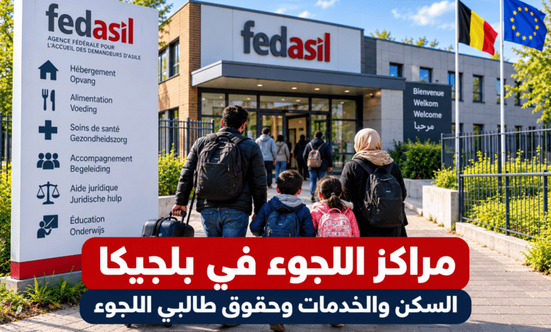 مراكز اللجوء في بلجيكا وخدمات الاستقبال التابعة لـ Fedasil