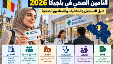 التأمين الصحي في بلجيكا والتسجيل في الصناديق الصحية والتعويضات