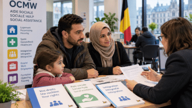 المساعدات الاجتماعية للمهاجرين في بلجيكا وخدمات CPAS وOCMW