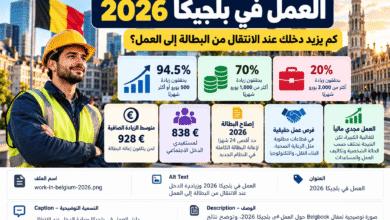 العمل في بلجيكا وزيادة الدخل عند الانتقال من البطالة إلى العمل