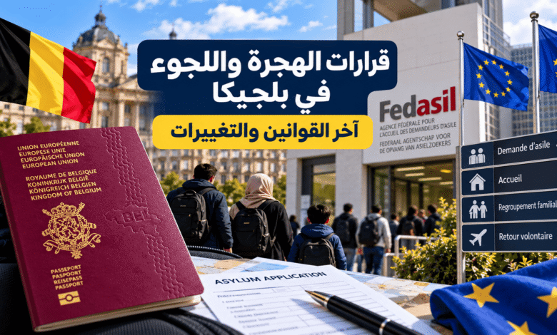 قرارات الهجرة واللجوء في بلجيكا وآخر القوانين والتغييرات المتعلقة بطالبي اللجوء والمهاجرين