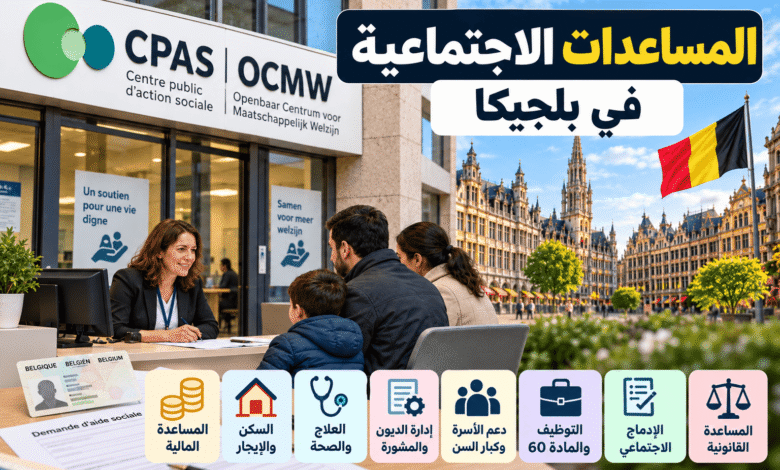 المساعدات الاجتماعية في بلجيكا 2026 وخدمات CPAS وOCMW