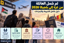 لم شمل العائلة من غزة إلى بلجيكا وشروط وإجراءات تأشيرة لم الشمل