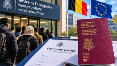 اللجوء في بلجيكا وتقديم طلب الحماية الدولية أمام مكتب الهجرة البلجيكي