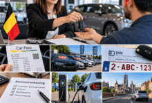 شراء سيارة في بلجيكا وفحص Car-Pass والتأمين والتسجيل لدى DIV