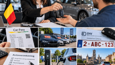 شراء سيارة في بلجيكا وفحص Car-Pass والتأمين والتسجيل لدى DIV