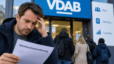 إعانة البطالة في فلاندرز وقواعد انتهاء التعويض ودور VDAB في مساعدة الباحثين عن عمل