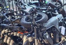 مجموعة من دراجات Fatbike والسكوترات الكهربائية المصادرة في منطقتي Kapellen وStabroek بمقاطعة أنتويرب