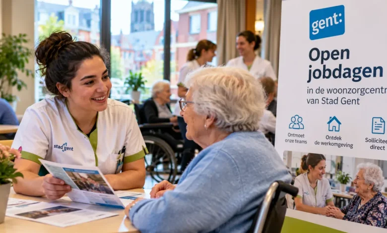 فرص عمل في Gent ضمن أيام التوظيف المفتوحة بدور رعاية المسنين التي تنظمها البلدية خلال أكتوبر 2026.